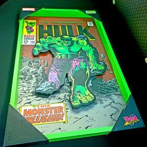 Incredible Hulk portrait 3d animation marvel comic #105 silver age art